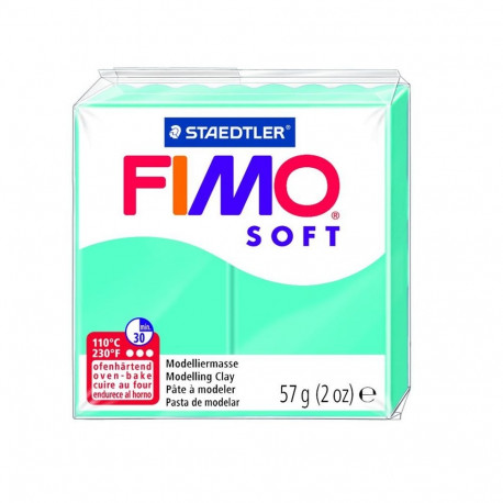 Voolimismass FIMO SOFT 57g, piparmünt (2 tk)