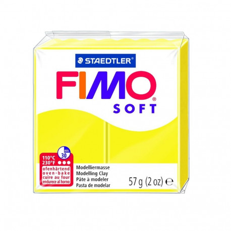 Voolimismass FIMO SOFT 57g, sidrunikollane (2 tk)