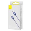 Baseus cable Crystal Shine USB - USB-C 2,0 m 100W purple