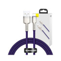 USB cable for Lightning Baseus Cafule, 2.4A, 1m (purple)