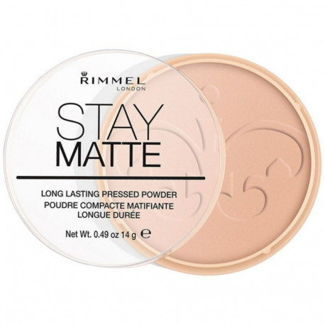 Kompaktpuudrid Stay Matte Rimmel London - 005 - silky beige 14 g