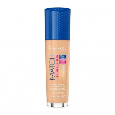 Vedel meigipõhi Match Perfection Rimmel London (30 ml) - 101 - classic ivory 30 ml