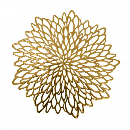 Place mat FIORE D38cm, gold