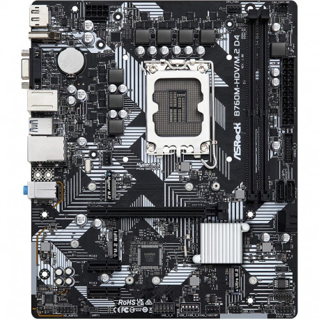 ASRock emaplaat B760M-HDV/M.2 D4 1700