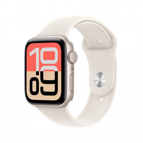 Apple nutikell SE 3 GPS 44mm alumiiniumkorpus koos spordirihmaga S/M, starlight
