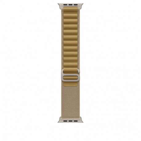 Apple 49mm Tan Alpine Loop - Small - Natural Titanium Finish
