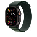 Apple 49mm Dark Green Alpine Loop - Small - Black Titanium Finish