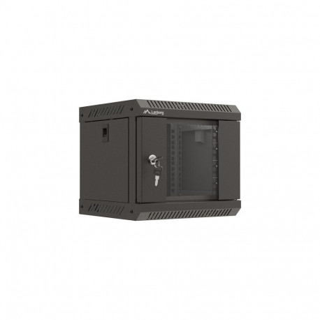 Lanberg WF11-3304-10B rack cabinet 4U Wall mounted rack Black