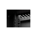 Lanberg WF11-3306-10B 6U seinapealne rack kapp must