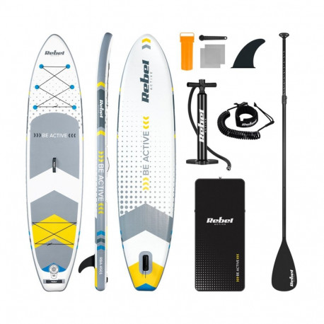 REBEL ACTIVE inflatable SUP board, 350x81x15cm, white