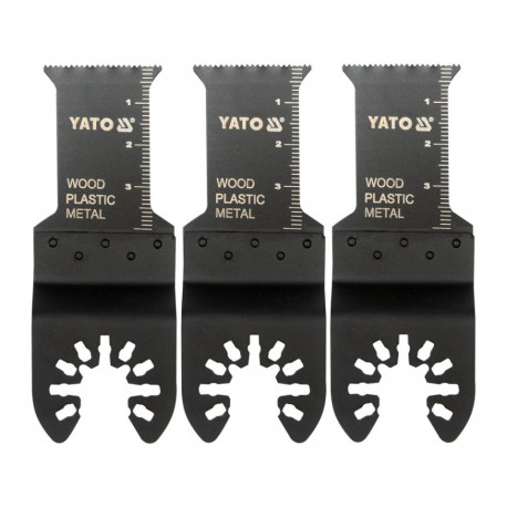 Yato YT-34684 Lõikesaag kettaga võnkuva multitööriista jaoks, 3 tk, 28.5 mm, 40 mm, trapetsikujuline