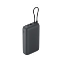 Xiaomi Power Bank 20000mAh (Integrated Cable) | 20000 mAh | Dark Gray