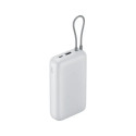 Xiaomi Power Bank 20000mAh (Integrated Cable) | 20000 mAh | Light Gray