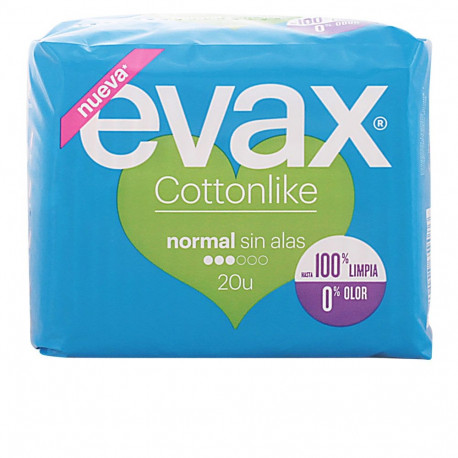 Evax hügieenisidemed COTTONLIKE tavalised ilma tiibadeta 20tk