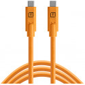 Tether Tools Pro kaabel USB-C - USB-C 4,6m, oranž