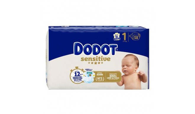 DODOT SENSITIVE PAÑALES 2-5KG 5000GR