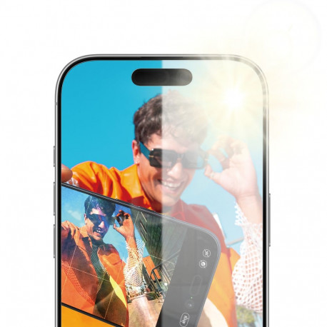 Kaitseklaas peegeldumisvastane Apple iPhone 17 / iPhone 16 Pro, EasyAligner paigaldusraamiga, Panzer