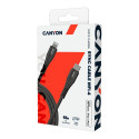 CANYON cable MFI-4 Type-C to Lightning 1.2m Black
