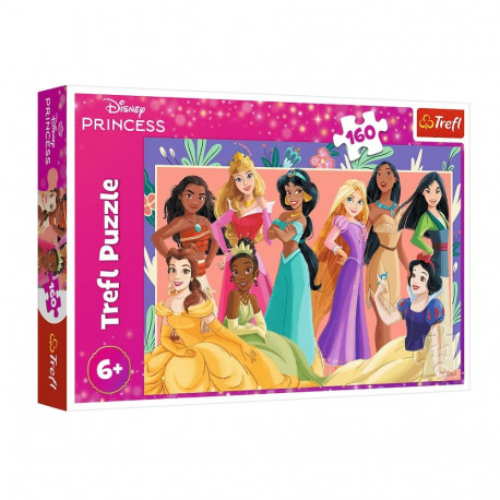 Puzzle - 160 - tõelised printsessid - Disney Princess - Trefl 15427