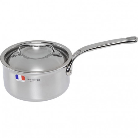 De Buyer kastrul Affinity Casserole Stainless Steel with Lid 16cm