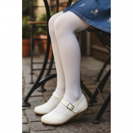 SOKISAHTEL STEFFI valged sädelevad sukkpüksid tüdrukutele 428, 431, 427