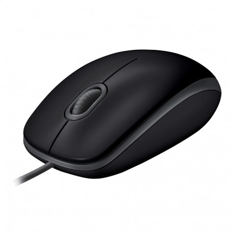 Hiir Logitech B110 Silent Optical Wheel Mouse Black/must USB 3-button OEM garantii 2a