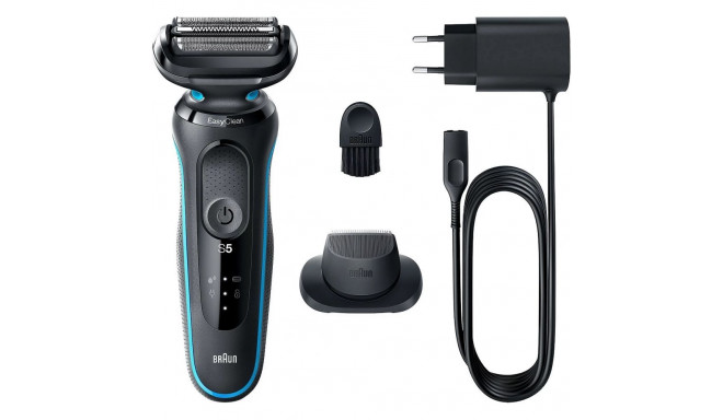 Braun Shaver 51-M1200s Operating time (max) 50 min, Wet & Dry, Black/Mint