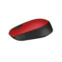 MOUSE COMP WIRELESS LOGITECH M171 RED
