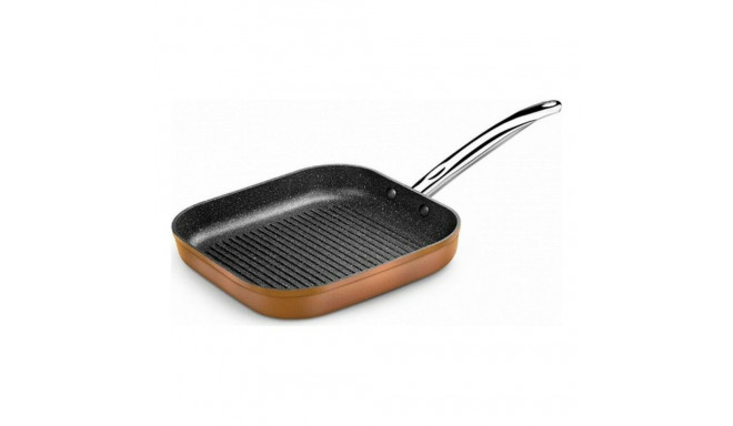 Grill pan with stripes Monix M740030 Grill 28 cm Toughened aluminium (4 Pieces) (4 Units)