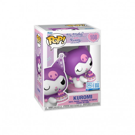 FUNKO POP! Vinyl figuur: Sanrio - Kuromi with Cake (20th Anniversary)