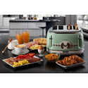 Ariete Vintage 4-slot toaster 156 (light green, 1,600 watts, for 4 slices of toast)