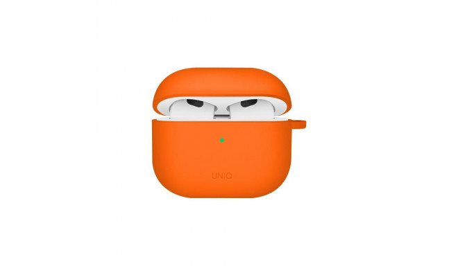 Uniq Nexo AirPods 4 + Ear Hooks Silicone case - orange