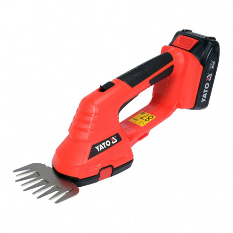 Yato YT-828355 grass and hedge shears, 18V, 2Ah, 36Wh, 2000mAh, 1200min⁻¹, 8mm, 100mm, 200mm, IPX1, 