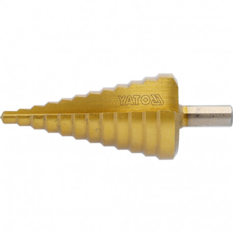Yato astmeline puur YT-44740, 6-38mm, 105mm, HSS 4241, titaaniga kaetud, 12 astet, 4mm, kooniline va