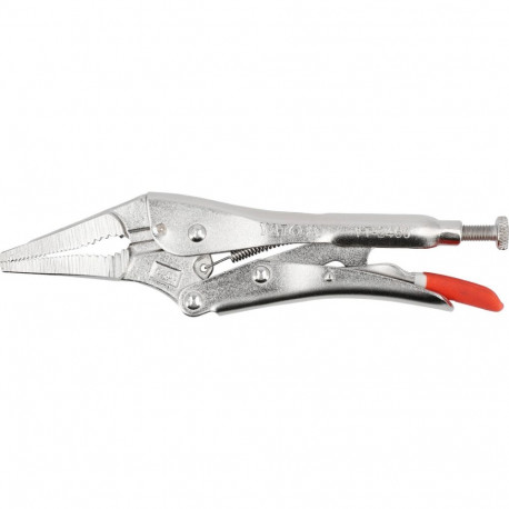 Yato YT-2460 locking pliers, 225mm, 9", GRD, long jaws, chromed, CrMo, satin, carbon steel