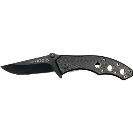 Folding Knife W. Black Blade YT-76051 YATO