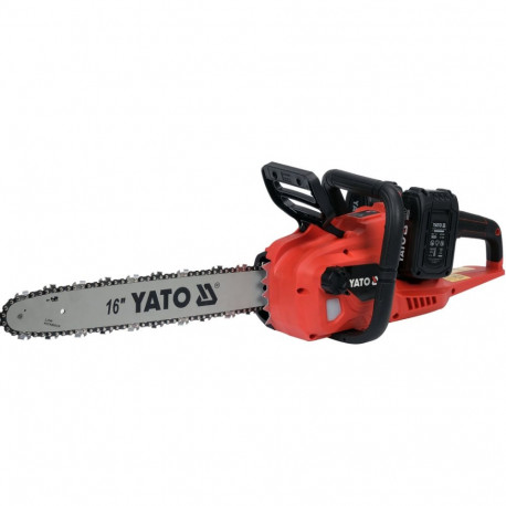 Yato kettsaag YT-828131, 36V, 16in, 15m/s, 2x4.0Ah, Li-Ion, harjavaba, topeltlaadija