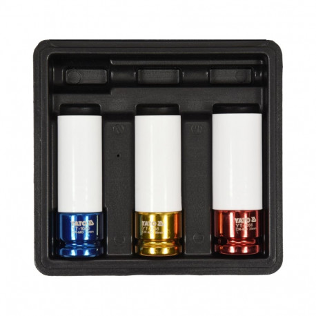 Padrunite Komplekt, 1/2" , (3 Tk.), Crmo YT-1056 YATO