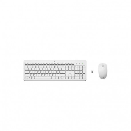 Keyboard with mouse 230 Combo Bezprzewodowa Biała 3L1F0AA#ABB