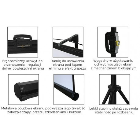 Projector screen 72cale 4:3 MC-536