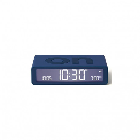 Lexon Flip Classic Two-sided Alarm Clock dark blue LR157DB9