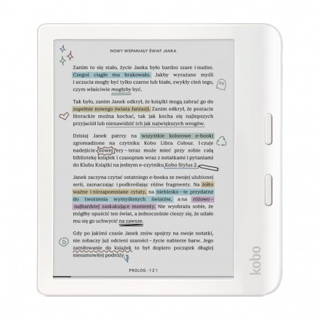 Kobo Libra Color reader white (N428-KU-WH-K-CK)