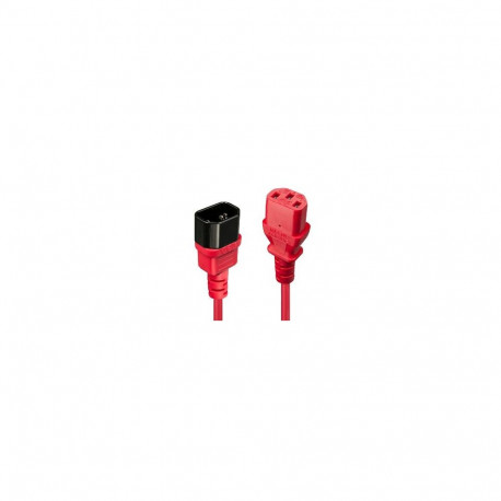 CABLE POWER IEC EXTENSION 1M/RED 30477 LINDY