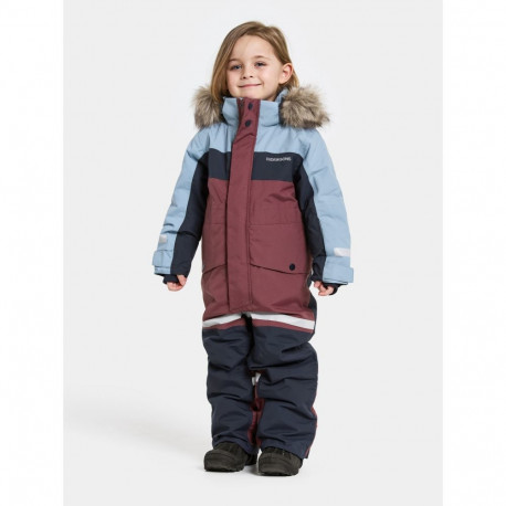 Kombekas Didriksons Bjärven 4 tumepunane/helesinine - 140