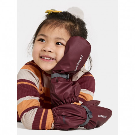 Vihmakindad Didriksons Pileglove 8 tumepunane (Anemon red) - 2