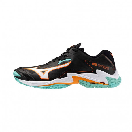 Võrkpallijalatsid Mizuno WAVE LIGHTNING Z8 (U) must/roheline - 42.5