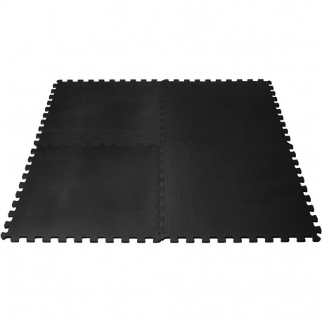 Puslematt Virtufit 60X60 cm must 4 tükki