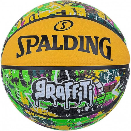 Korvpall Spalding Graffity kollane suurus 5