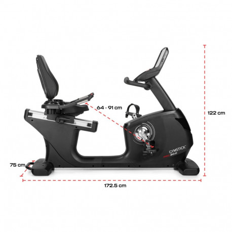 Velotrenažöör Gymstick Recumbent Bike PRO20.0