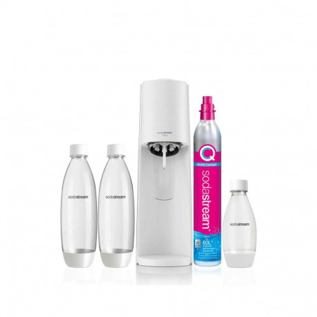 Home Appliance - SodaStream Soda Maker Terra Megapack QC 3 Bottles White